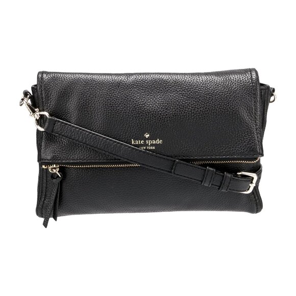 kate spade Handbags - Kate Spade Black Pebbled Leather Crossbody